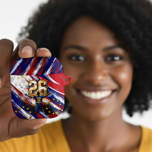 Cape Verde Football 2026 AirPods Case Won Our Hearts Blue Sharks Soccer Player