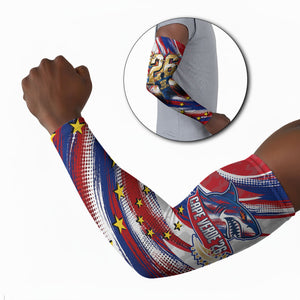 Cape Verde Football 2026 Arm Sleeves Won Our Hearts Blue Sharks Soccer Player