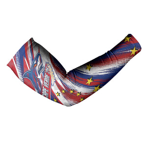 Cape Verde Football 2026 Arm Sleeves Won Our Hearts Blue Sharks Soccer Player