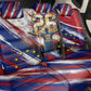 Cape Verde Football 2026 Back Car Seat Cover Won Our Hearts Blue Sharks Soccer Player