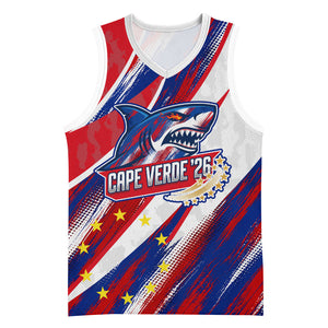 Cape Verde Football 2026 Basketball Jersey Won Our Hearts Blue Sharks Soccer Player
