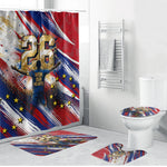 Cape Verde Football 2026 Bathroom Set Won Our Hearts Blue Sharks Soccer Player