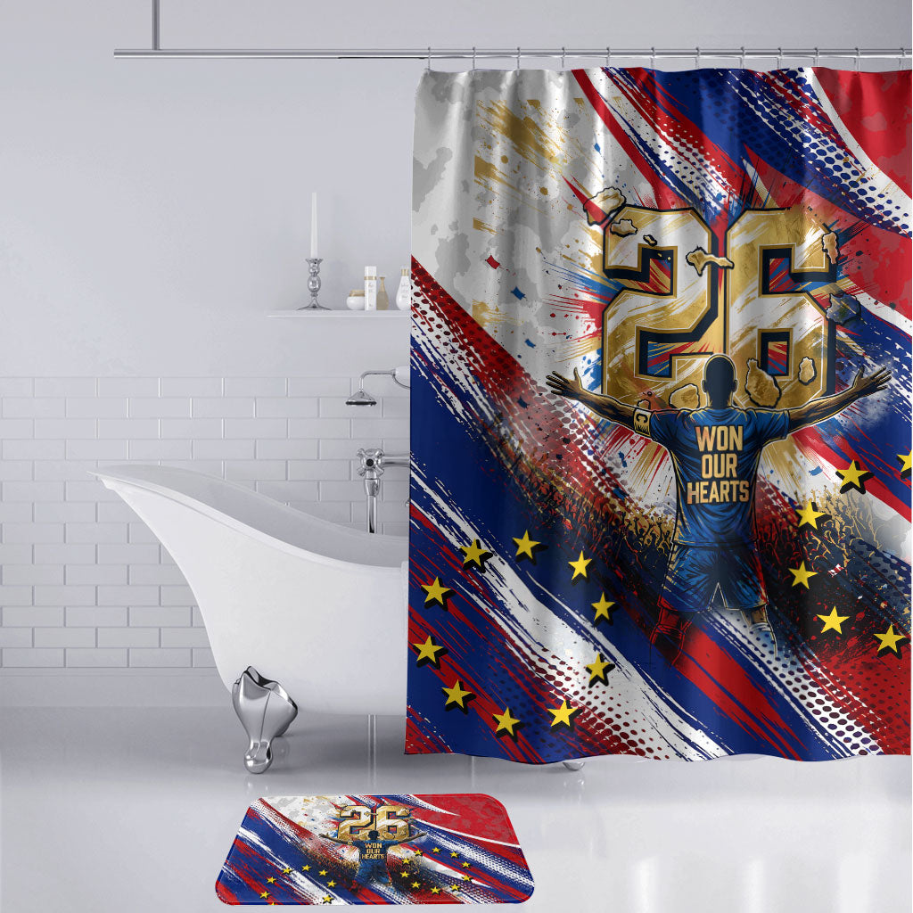 Cape Verde Football 2026 Bathroom Set Won Our Hearts Blue Sharks Soccer Player