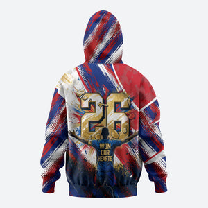 Cape Verde Football 2026 Hoodie Won Our Hearts Blue Sharks Soccer Player