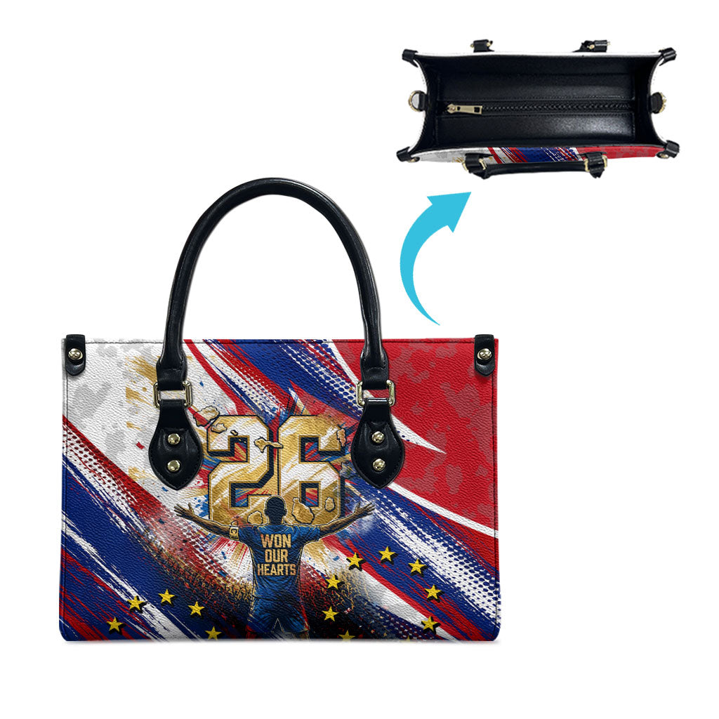 Cape Verde Football 2026 Leather Bag Won Our Hearts Blue Sharks Soccer Player