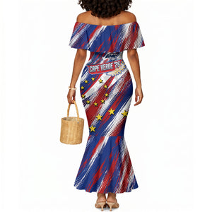 Cape Verde Football 2026 Mermaid Dress Won Our Hearts Blue Sharks Soccer Player