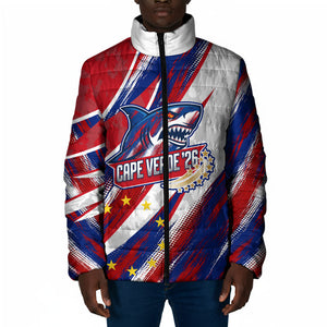 Cape Verde Football 2026 Padded Jacket Won Our Hearts Blue Sharks Soccer Player