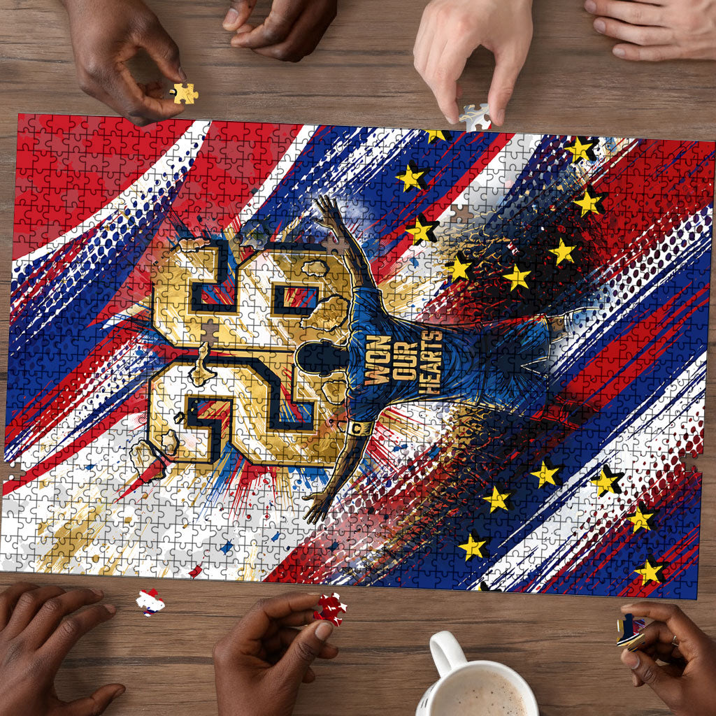 Cape Verde Football 2026 Puzzle Won Our Hearts Blue Sharks Soccer Player