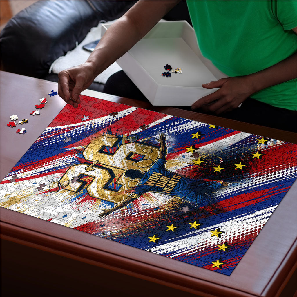 Cape Verde Football 2026 Puzzle Won Our Hearts Blue Sharks Soccer Player