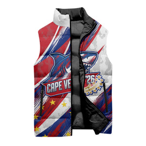 Cape Verde Football 2026 Sleeveless Puffer Jacket Won Our Hearts Blue Sharks Soccer Player
