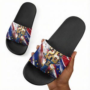 Cape Verde Football 2026 Slide Sandals Won Our Hearts Blue Sharks Soccer Player