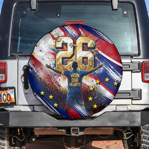 Cape Verde Football 2026 Spare Tire Cover Won Our Hearts Blue Sharks Soccer Player