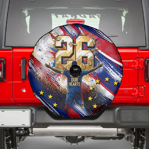 Cape Verde Football 2026 Spare Tire Cover Won Our Hearts Blue Sharks Soccer Player