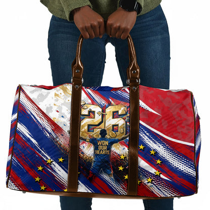 Cape Verde Football 2026 Travel Bag Won Our Hearts Blue Sharks Soccer Player