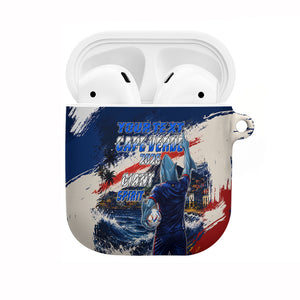 Personalized Cape Verde Blue Sharks AirPods Case Giant Spirit African Football 2026 Mascot