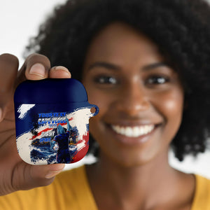 Personalized Cape Verde Blue Sharks AirPods Case Giant Spirit African Football 2026 Mascot
