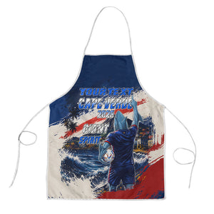 Personalized Cape Verde Blue Sharks Apron Giant Spirit African Football 2026 Mascot