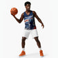 Personalized Cape Verde Blue Sharks Basketball Jersey Giant Spirit African Football 2026 Mascot