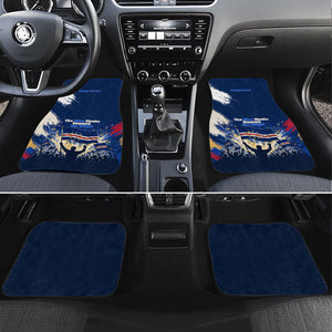 Personalized Cape Verde Blue Sharks Car Mats Giant Spirit African Football 2026 Mascot