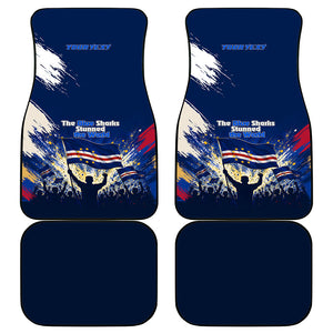 Personalized Cape Verde Blue Sharks Car Mats Giant Spirit African Football 2026 Mascot