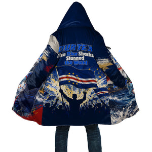 Personalized Cape Verde Blue Sharks Cloak Giant Spirit African Football 2026 Mascot