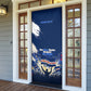 Personalized Cape Verde Blue Sharks Door Cover Giant Spirit African Football 2026 Mascot