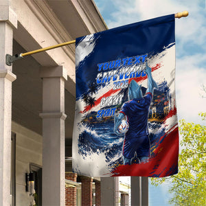 Personalized Cape Verde Blue Sharks Garden Flag Giant Spirit African Football 2026 Mascot