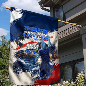 Personalized Cape Verde Blue Sharks Garden Flag Giant Spirit African Football 2026 Mascot