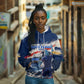 Personalized Cape Verde Blue Sharks Hoodie Giant Spirit African Football 2026 Mascot