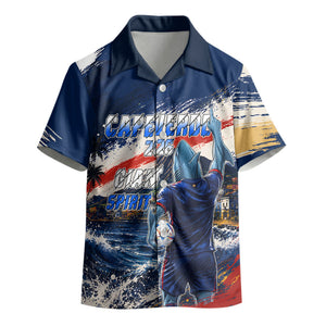 Personalized Cape Verde Blue Sharks Kid Hawaiian Shirt Giant Spirit African Football 2026 Mascot
