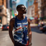 Personalized Cape Verde Blue Sharks Men Tank Top Giant Spirit African Football 2026 Mascot