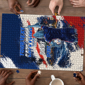 Personalized Cape Verde Blue Sharks Puzzle Giant Spirit African Football 2026 Mascot