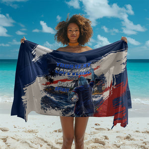Personalized Cape Verde Blue Sharks Sarong Giant Spirit African Football 2026 Mascot