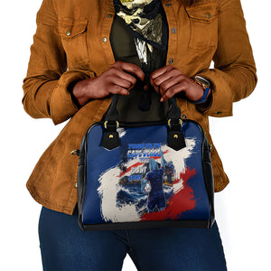Personalized Cape Verde Blue Sharks Shoulder Handbag Giant Spirit African Football 2026 Mascot