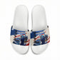 Personalized Cape Verde Blue Sharks Slide Sandals Giant Spirit African Football 2026 Mascot