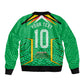 Personalized Guyana Cricket Amazon Warriors Bomber Jacket Tribal Warrior Mascot Fan