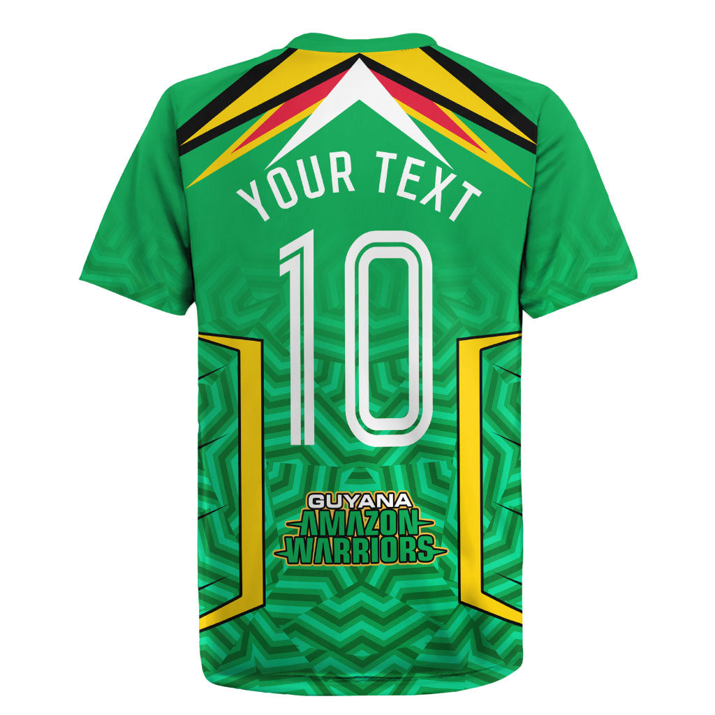 Personalized Guyana Cricket Amazon Warriors Rugby Jersey Tribal Warrior Mascot Fan
