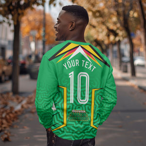 Personalized Guyana Cricket Amazon Warriors Sweatshirt Tribal Warrior Mascot Fan