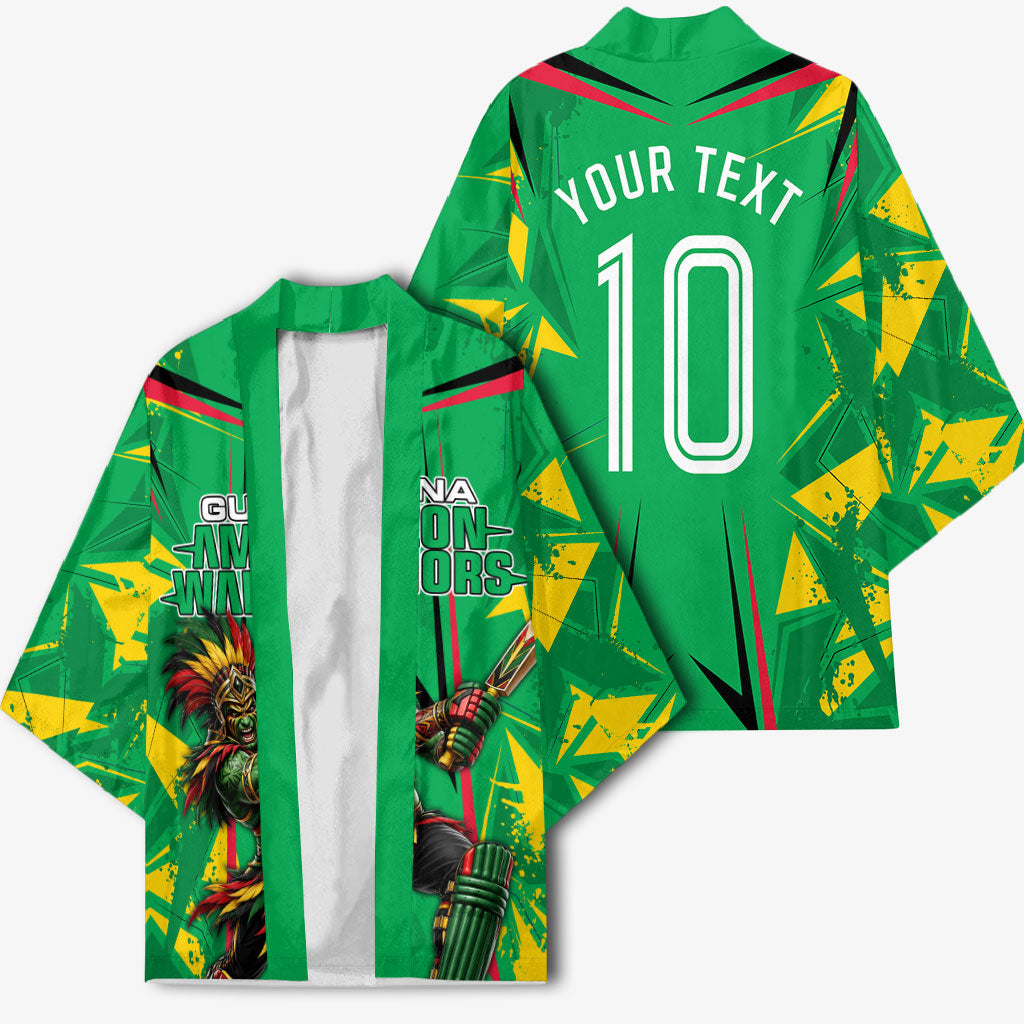 Personalized Guyana Cricket Kimono Amazon Warriors Tribal Mascot Sports