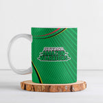Personalized Guyana Cricket Amazon Warriors Ceramic Mug Modern Geometric Sports Fan