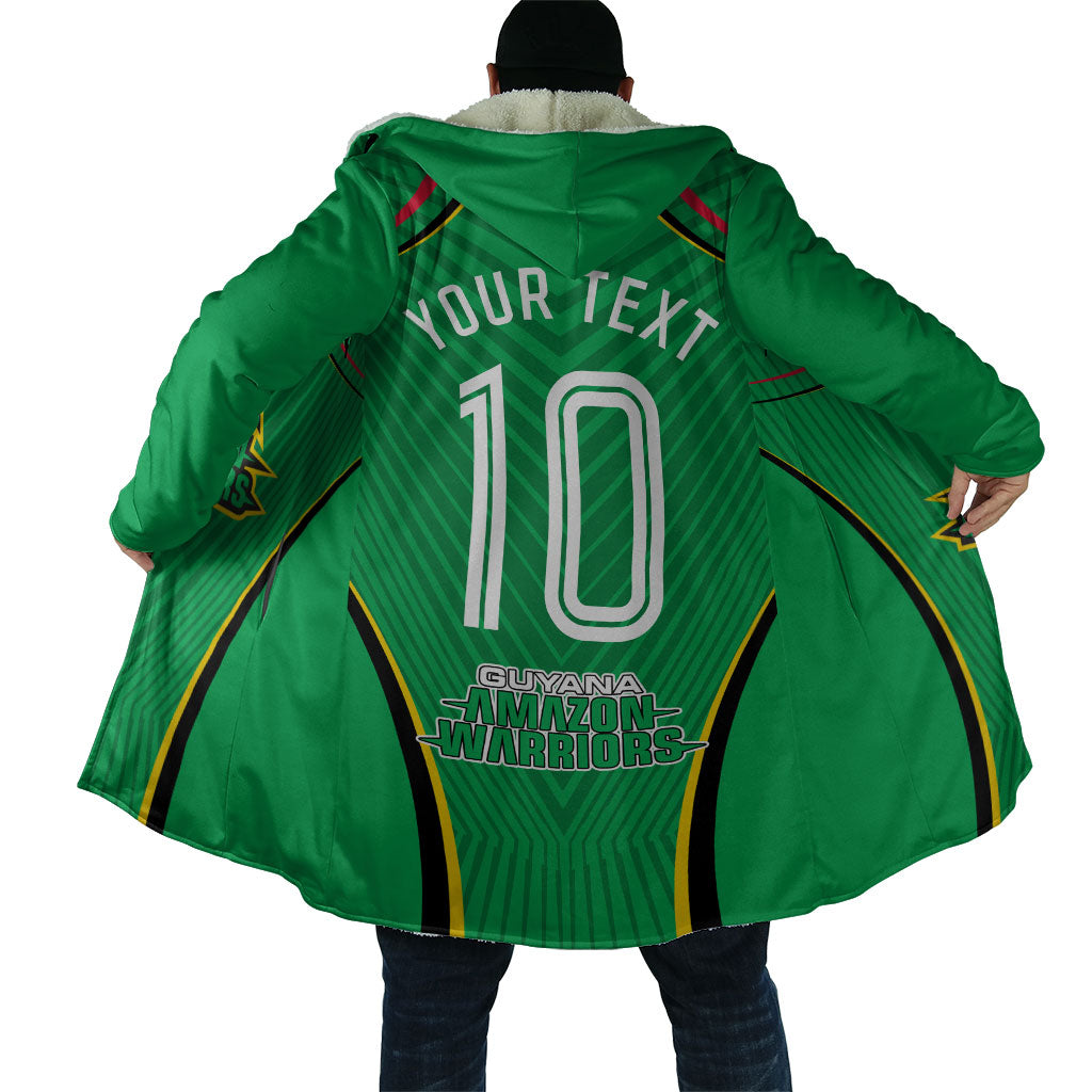 Personalized Guyana Cricket Amazon Warriors Cloak Modern Geometric Sports Fan