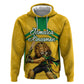 Personalized Jamaica Kingsmen Cricket Lion Zip Hoodie Royal King Batsman Sports Graphic Art