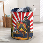 Bass Reeves Laundry Basket Vintage African American Black Cowboy Western History