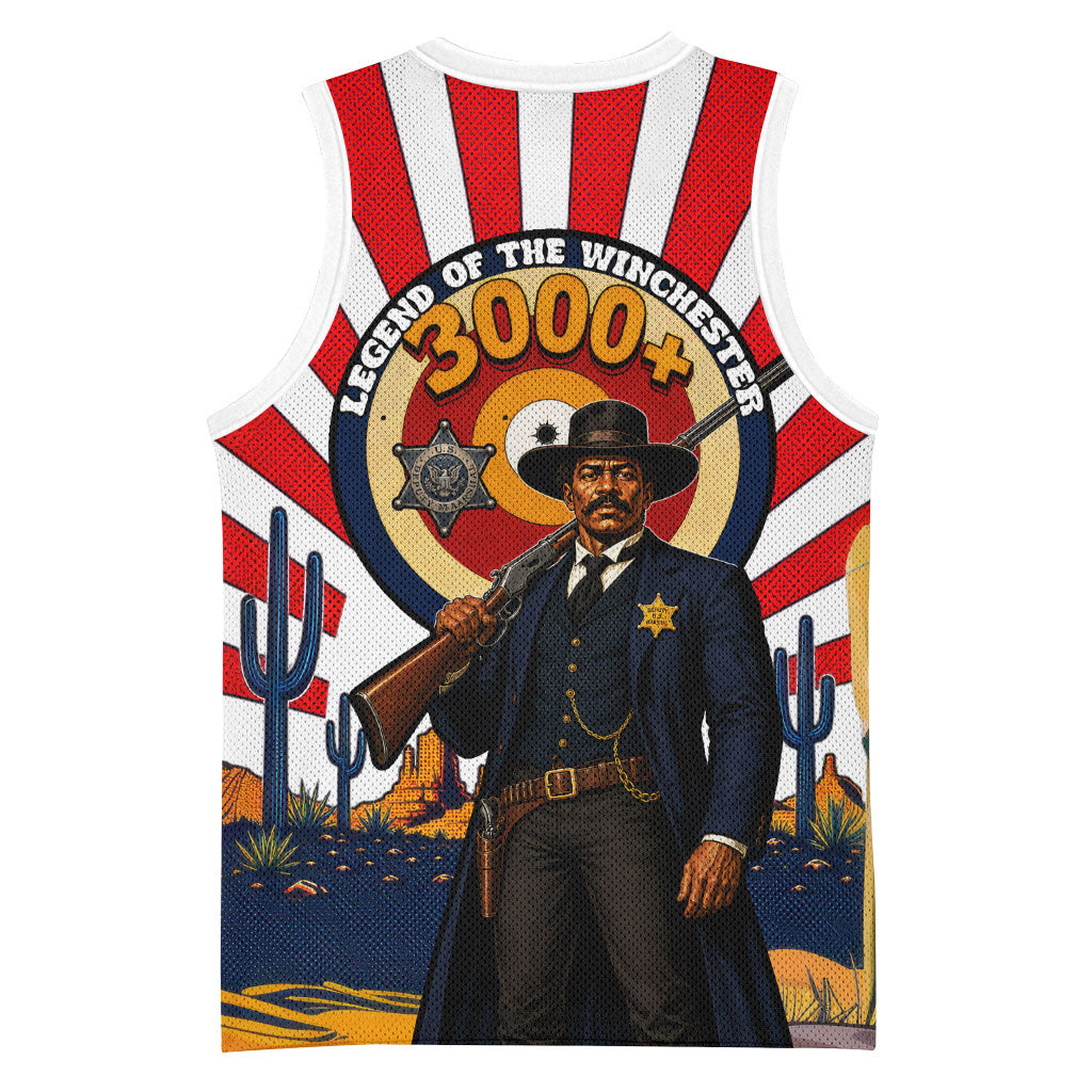Bass Reeves Basketball Jersey Vintage African American Black Cowboy Western History