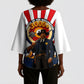 Bass Reeves Kimono Sleeve Blouse Vintage African American Black Cowboy Western History