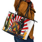Bass Reeves Leather Tote Bag Vintage African American Black Cowboy Western History