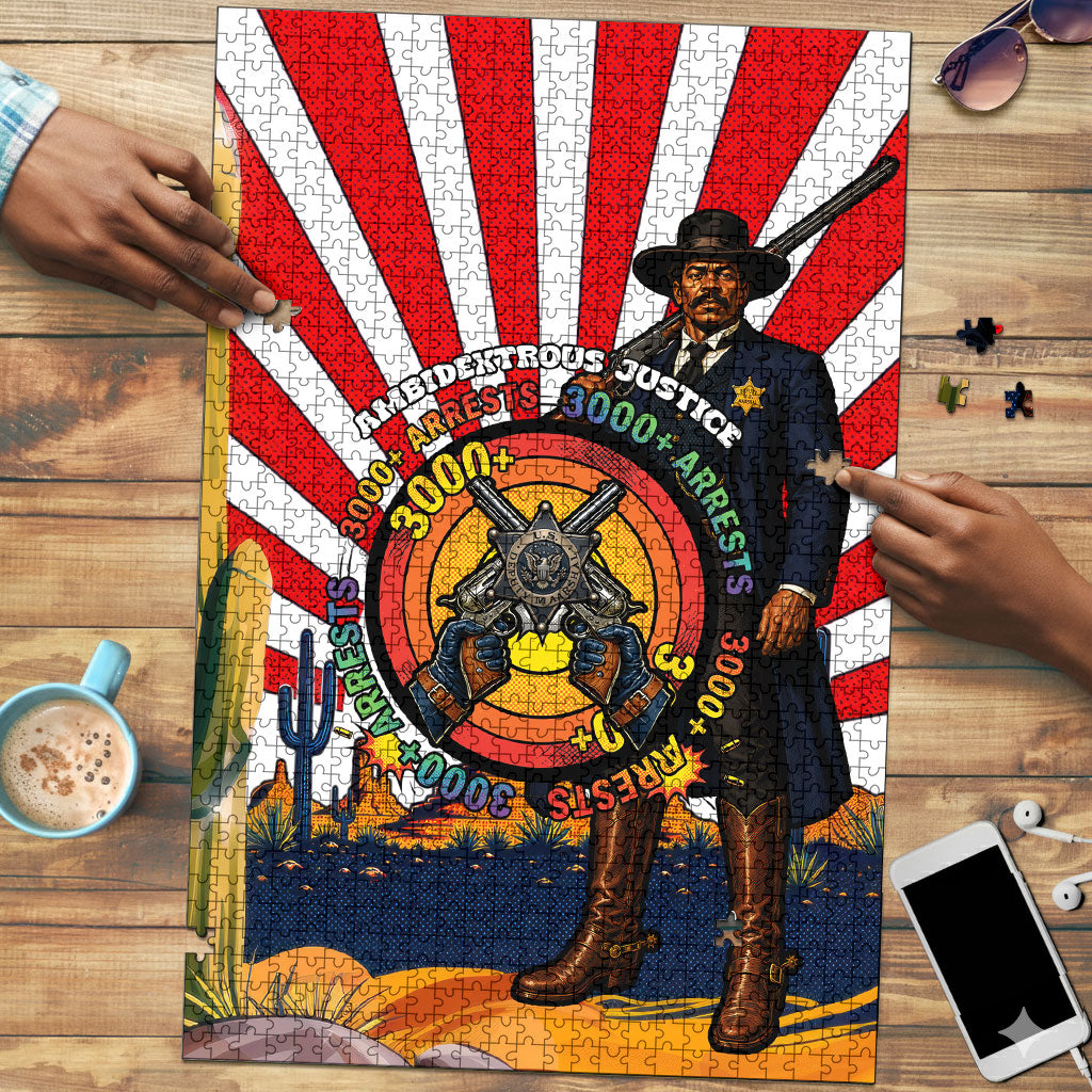 Bass Reeves Puzzle Vintage African American Black Cowboy Western History