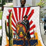 Bass Reeves Quilt Vintage African American Black Cowboy Western History