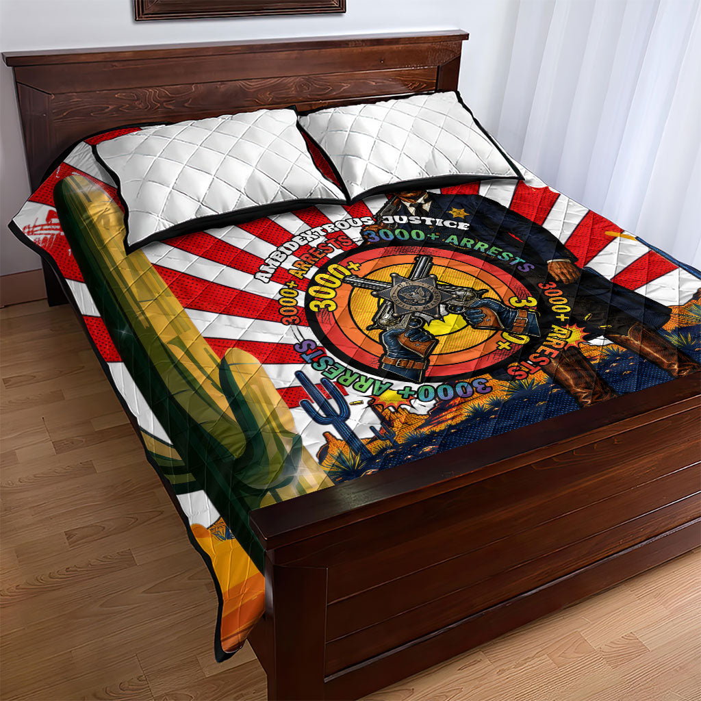 Bass Reeves Quilt Bed Set Vintage African American Black Cowboy Western History
