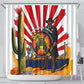 Bass Reeves Shower Curtain Vintage African American Black Cowboy Western History